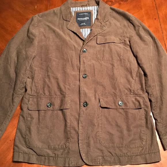 Nautica Mens Corduroy Blazer Jacket 